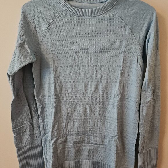 Lululemon Rest Less Pullover NWT Size 8 Blue Haze - Picture 2 of 4